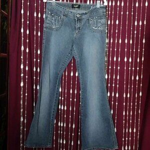 Size 13 Angels Denim Blue Jeans
